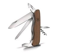 Victorinox Couteau de poche Forester – 10 fonctions, scie – Bois noyer