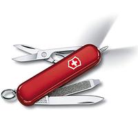 Victorinox Couteau suisse Signature Lite 0.6226 – 7 fonctions, LED, stylo – Rouge