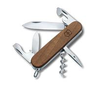 Victorinox Couteau Suisse Spartan Wood - 10 Fonctions - Bois de Noyer