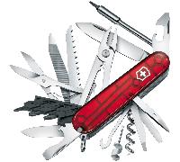 Victorinox CyberTool 41 1.7775.T Couteau suisse Nombre de fonctions 41 rouge (transparent)