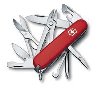 Victorinox deluxe Tinker Couteau de Poche Suisse, Léger, Couteau Multifonction, 17 Fonctions, Tournevis, Ciseaux, Rouge