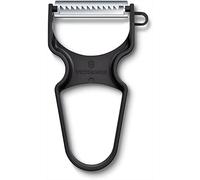 Victorinox, Éplucheur à fruits et légumes à bord dentelé rapide, Noir