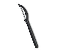 Victorinox Éplucheur Universel, pour Fruits et Légumes, Extra Tranchant, Tranchant Denté, Manche Ergonomique, Noir