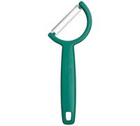 Victorinox Rho, Éplucheur pour Légumes, Fruits, Bord Droit, Tranchant Unique, Extra Aiguisé, Swiss Made, Vert