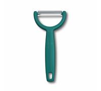 Victorinox Éplucheur Ypso, Éplucheur pour Légumes, Fruits, Lame Dentelée, Double Tranchant, Extra Aiguisé, Swiss Made, Vert