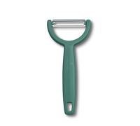 Victorinox Éplucheur Ypso, Éplucheur pour Légumes, Fruits, Lame Dentelée, Double Tranchant, Extra Aiguisé, Swiss Made, Vert