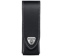 Victorinox Étui de Ceinture en Cuir pour Couteau Suisse, 12 cm, Noir | Pochette robuste avec fermeture scratch et passe-ceinture pour transport sécurisé de votre couteau de poche.