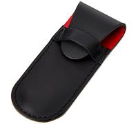 Victorinox Swiss Army Victorinox noir étui en cuir avec rabat doublé Boucle / Rouge