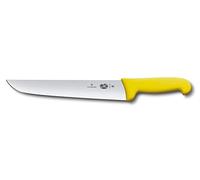 Victorinox Fibrox 5.5208.23 Couteau de Cuisine/Couteau de Boucher, Jaune, Longueur : 18 Cm, 5.5208.18