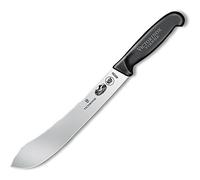 Victorinox Fibrox 5.7403.25 Couteau de Cuisine, Couteau de Boucher, Noir, Longueur : 25 Cm