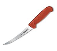 Victorinox Fibrox Couteau de Cuisine/Couteau à Désosser, Manche Ergonomique, 15 Cm, Rouge