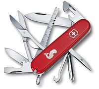 Victorinox Fisherman Couteau de Poche Suisse, Léger, Multitool, 18 Fonctions, Eailleur à Poissons, Dégorgeoir, Rouge