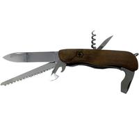 Victorinox Couteau de poche Forester – 10 fonctions, scie – Bois noyer