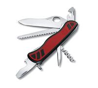 Victorinox - Couteau de poche multifonctions - Couteau Victorinox Forester One Hand Bi-Matiere Rouge en Bois Rouge