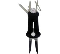Victorinox Golf Tool, Couteau de Poche Suisse, Multifonction, 10 Fonctions, Marque Balle, Relève Pitch, Noir