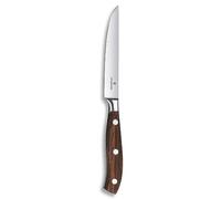 Victorinox Grand Maître Couteau à Steak, Lame Droite 12 cm, Bois d'Érable | Couteau professionnel forgé en acier inoxydable pour découpe de viande précise, manche ergonomique noble, brun