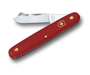 Victorinox, Greffoir combi S, Couteau Universel de Jardin, Multifonction, Léger, Swiss Made, 2 Fonctions, Lame pointued tip, rouge
