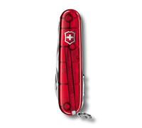 Victorinox Huntsman Couteau de Poche Suisse, Léger, Multitool, 15 Fonctions, Tire Bouchon, Grand Lame, Ouvre Boite, Argent Transp.