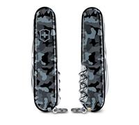 Victorinox Huntsman Couteau Suisse de Poche, 15 Fonctions, Camouflage | Multitool avec scie à bois et ciseaux pour camping et randonnée, 91 mm, ABS/Cellidor résistant, Swiss Made