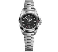 VICTORINOX Montre Swiss I.N.O.X. Femme Petit Cadran Noir Acier Inoxydable 32 mm - 242036
