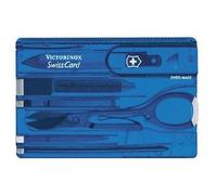 Victorinox SwissCard 0.7122.T2 – set d'outils de poche – 10 fonctions – saphir