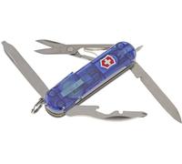 Victorinox Midnite Manager 0.6366.T2 Couteau suisse avec éclairage LED Nombre de fonctions 10 bleu (transparent)