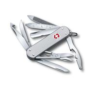 Victorinox Mini Champ Argent Alox - Couteau Suisse De Poche 58 Mm 14 Fonctions Multicolore