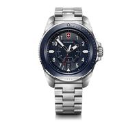 VICTORINOX Montre à affichage analogique bleu marine / argent, Taille One Size