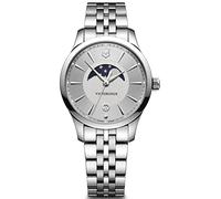 Victorinox Montre Femme Alliance Small Ø 35 mm, Swiss Made, Quartz Analogique, Étanche Jusqu’à 100 m, Verre Saphir, Bracelet INOX, Argent