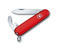 Victorinox Bantam Couteau Suisse de Poche 8 Fonctions - Rouge | Léger avec grande lame et décapsuleur, idéal pour camping et EDC quotidien, ABS/Cellidor, 84 mm, Fabriqué en Suisse