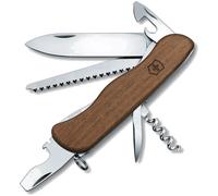 Victorinox Couteau de poche Forester – 10 fonctions, scie – Bois noyer