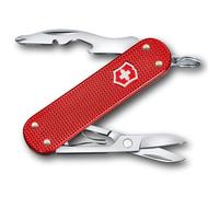 Victorinox Outil de Poche Companion Slim Alox, Outil Multifonction, 5 Fonctions, Petit, y c. Ciseaux et Tournevis, Swiss Made, Rouge