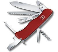 Victorinox Outrider Couteau de Poche Suisse, Couteau Multifonction, 14 Fonctions, Lame, Ciseaux, Tire Bouchon, Rouge