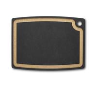 Victorinox Planche à Découper, Gourmet Serie, Cutting Board L 44.5 x, 33 x, 0.9, Rainure à Jus, Ménage les lames, Lavable au lave-vaisselle, Noir