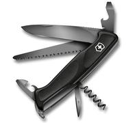 Victorinox Ranger Grip 55 Onyx Black 0.9563.C31P - Couteau Suisse de Poche 12 Fonctions noir