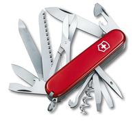 Victorinox Ranger, Couteau de Poche Suisse, Léger, Multitool, 21 Fonctions, Lame, Tire Bouchon, Ciseaux, Rouge