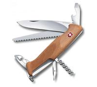 Victorinox – Couteau suisse Rangerwood 55 – 10 fonctions – Bois Marron