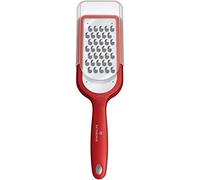 Victorinox Râpe de Cuisine Grossière avec Pieds Anti-Dérapants en Caoutchouc, Râpe Grossière, Inoxydable, Acier Inoxydable, Rouge