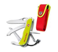 Victorinox Rescue Tool Couteau de Poche Suisse, Multitool, 13 Fonctions, Briseur de Vitres, Voir, Jaune