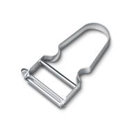 Victorinox Rex Éplucheur à Légumes et Pommes de Terre, Lame Droite, Métal | Éplucheur iconique léger en aluminium avec lame extra-tranchante pour fruits et légumes, 110 mm, Fabriqué en Suisse