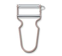 Victorinox REX Éplucheur professionnel, Éplucheur à légumes, Éplucheur à pommes de terre, Coupe droite, Lame pendulaire, Extra tranchant, Aluminium