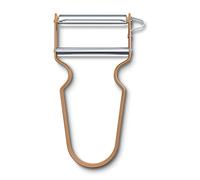 Victorinox REX Éplucheur professionnel, Éplucheur à légumes, Éplucheur à pommes de terre, Coupe droite, Lame pendulaire, Extra tranchant, Aluminium