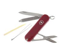 Victorinox Classic Sd, Swiss Army Knife, Mini Couteau de Poche Suisse, Léger, Multitool, 7 Fonctions, Ciseaux, Lime à Ongles, Rouge