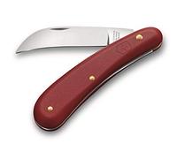Victorinox, Serpette S, Couteau Universel de Jardin, Multifonction, Léger, Swiss Made, 1 Fonctions, Lame courbée, rouge