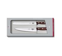 Victorinox Set de couteau à pain et de cuisine Wood Acier inoxydable-érable