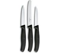 Victorinox Set de couteaux à éplucher Noir - 3 pièces