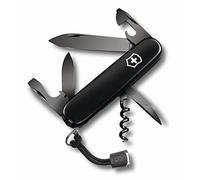 Victorinox Couteau suisse Spartan Onyx Black 1.3603.31P – 13 fonctions, tire-bouchon, léger