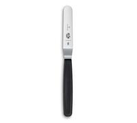 Victorinox spatule en acier inoxydable 8 cm, coudée, manche ergonomique, compatible lave-vaisselle, noir