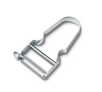 Victorinox Star Éplucheur à Lame Dentelée en Acier Inoxydable | Éplucheur à double tranchant dentelé pour fruits et légumes à peau fine, ultra-résistant, Fabriqué en Suisse