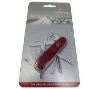 Victorinox Super Tinker Couteau de Poche Suisse, Léger, Multitool, 14 Fonctions, Lame, Ouvre Boite, Rouge, Blister
